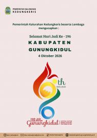 Dirgahayu Kabupaten Gunungkidul Ke - 196